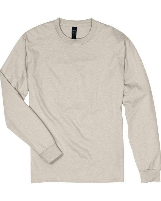 HANES® BEEFY-T® - 100% COTTON LONG SLEEVE T-SHIRT 5186