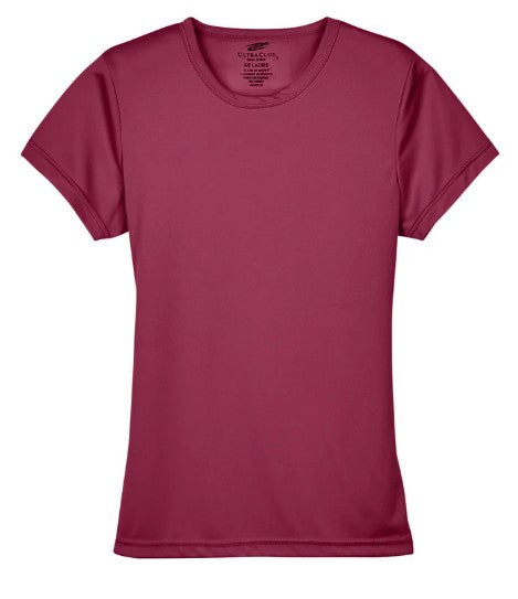 ULTRACLUB LADIES' COOL & DRY SPORT PERFORMANCE INTERLOCK T-SHIRT 8420L - HHHC