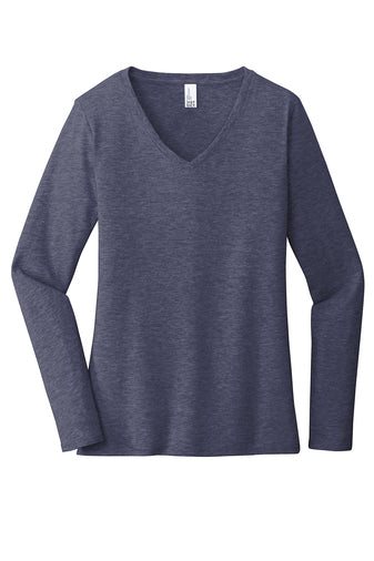 DISTRICT ® WOMEN’S VERY IMPORTANT TEE ® LONG SLEEVE V-NECK DT6201 - Elliot