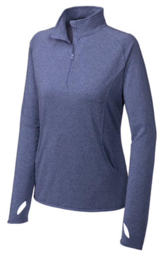 SPORT-TEK® LADIES SPORT-WICK® STRETCH Half-ZIP PULLOVER LST850- Elliot