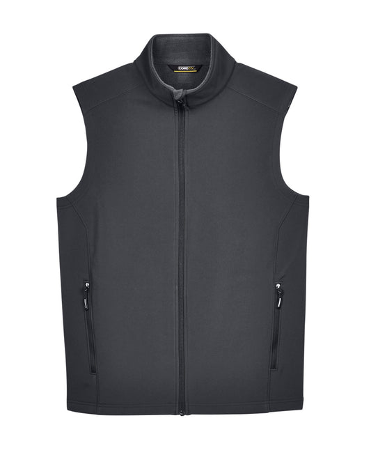 CORE 365 MEN'S CRUISE TWO-LAYER FLEECE BONDED SOFT SHELL VEST CE701