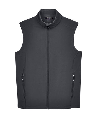 CORE 365 MEN'S CRUISE TWO-LAYER FLEECE BONDED SOFT SHELL VEST CE701- Elliot