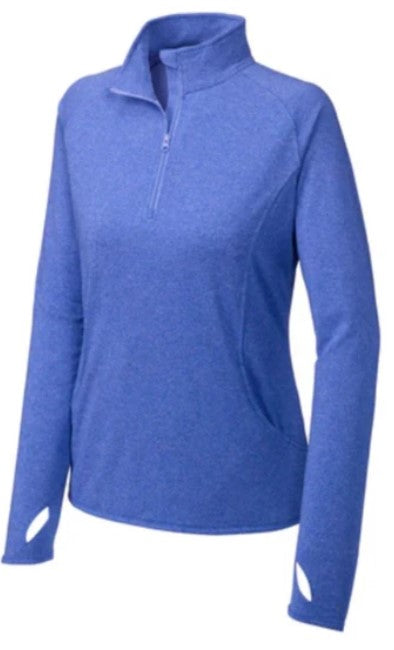 SPORT-TEK® LADIES SPORT-WICK® STRETCH Half-ZIP PULLOVER LST850- HHHC